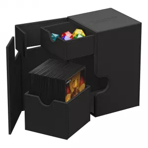 Ultimate Guard Flip`n`Tray 80+ XenoSkin Monocolor Black