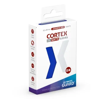 Oprema za kolekcionarske kartice - Ultimate Guard Cortex Sleeves Japanese Size Matte Blue (60)