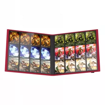 Oprema za kolekcionarske kartice - Ultimate Guard Flexxfolio 480 - 24-Pocket (Quadrow) - Red