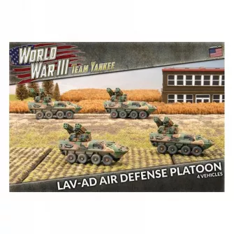 Plastične makete - LAV-AD Air Defense Platoon (WWIII x4 Tanks Plastic)