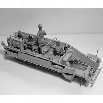 Vojna vozila i tenkovi - Sd.Kfz.251/18 Ausf.A WWII German Observation Vehicle 1:35