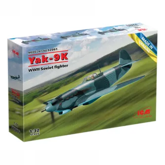 Avioni i helikopteri - Yak-9K WWII Soviet Fighter 1:32