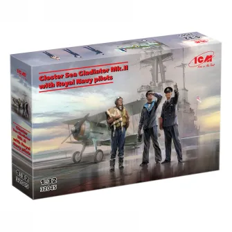 Avioni i helikopteri - Gloster Sea Gladiator Mk.II With Royal Navy Pilots 1:32