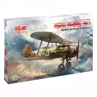 Avioni i helikopteri - Gloster Gladiator Mk.I WWII British Fighter 1:32