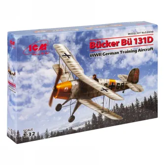 Avioni i helikopteri - Bücker Bü 131D WWII German Training Aircraft 1:32
