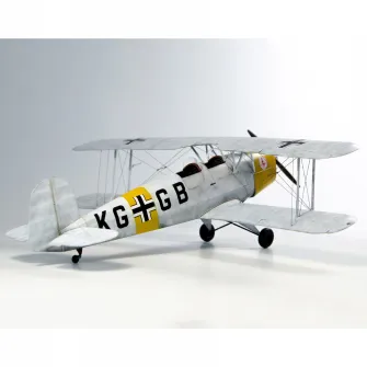 Avioni i helikopteri - Bücker Bü 131D WWII German Training Aircraft 1:32