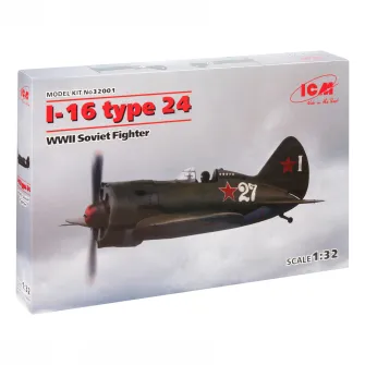 Avioni i helikopteri - I-16 Type 24 WWII Soviet Fighter 1:32