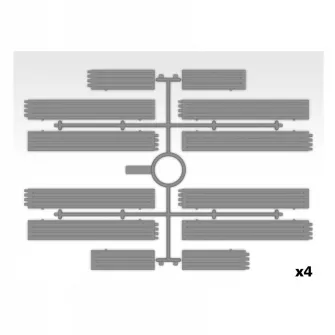 Avioni i helikopteri - M8A1 US Landing Mat (210х336 mm) (100% New Molds) 1:35