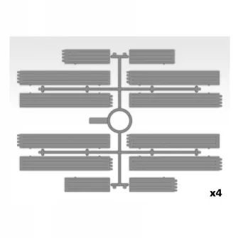 Avioni i helikopteri - M8A1 US Landing Mat (210х336 mm) (100% New Molds) 1:35
