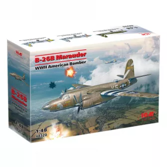 Avioni i helikopteri - B-26B Marauder WWII American Bomber (100% New Molds) 1:48