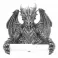 Nemesis Now - Obsidian Toilet Roll Holder