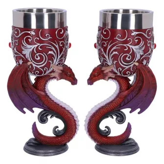Šolje i čaše - Nemesis Now - Dragons Devotion Goblets (Set of 2) (18,5 cm)