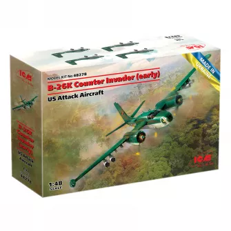 Avioni i helikopteri - B-26K Counter Invader (Early) US Attack Aircraft 1:48