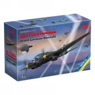Avioni i helikopteri - He 111H-8 Paravane WWII German Aircraft 1:48