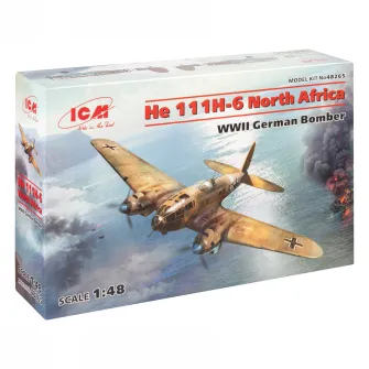 Avioni i helikopteri - He 111H-6 North Africa WWII German Bomber 1:48