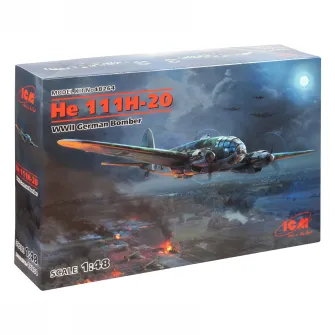 Avioni i helikopteri - He 111H-20 WWII German Bomber 1:48