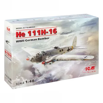 Avioni i helikopteri - He 111H-16 WWII German Bomber 1:48