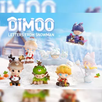 Blind Box figure - Dimoo Letters From Snowman Series Blind Box (Single)
