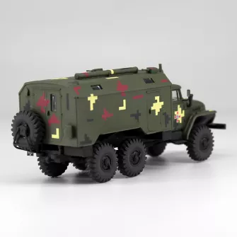 Vojna vozila i tenkovi - URAL-43203 Military Box Vehicle Of The Armed Forces Of Ukraine 1:72