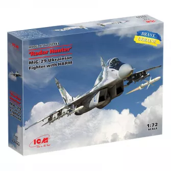 Plastične makete - Radar Hunter MiG-29 '9-13' Ukrainian Fighter With HARM Missiles 1:72