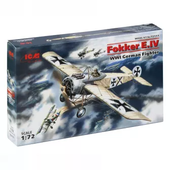 Plastične makete - Fokker E.IV WWI German Fighter 1:72