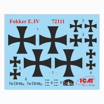 Plastične makete - Fokker E.IV WWI German Fighter 1:72