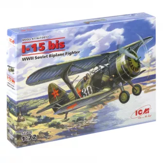 Plastične makete - I-15 Bis WWII Soviet Biplane Fighter 1:72