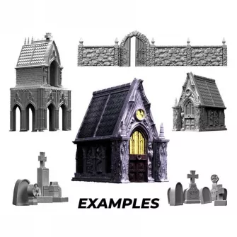 Warhammer pribor i oprema - Silicone Moulds - GRAVEYARD