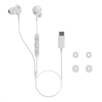 Klasične slušalice - Philips Žične Bubice USB-C TAE5008WT/00 - White EOL