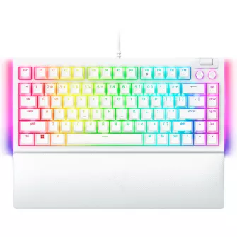 Gejmerske tastature - BlackWidow V4 75% - Hot-swappable Mechanical Gaming Keyboard - White - US Layout
