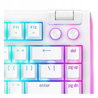 Gejmerske tastature - BlackWidow V4 75% - Hot-swappable Mechanical Gaming Keyboard - White - US Layout