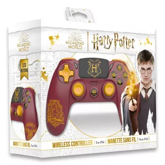 Gejmpedi - Harry Potter Wireless PS4 Controller - Gryffyndor Red