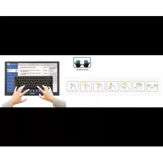 Monitori - 15.6 inča VT168HR Touch LED crni monitor 