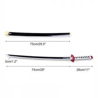 Merchandise razno - Demon Slayer - Wood Sword Replica - Standard Nichirin Katana (Giyu Tomioka)