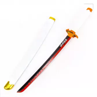Merchandise razno - Demon Slayer - Wood Sword Replica - Standard Nichirin Katana (Kyojuro Rengoku)