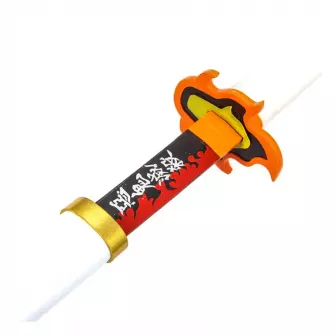 Merchandise razno - Demon Slayer - Wood Sword Replica - Standard Nichirin Katana (Kyojuro Rengoku)