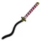 Demon Slayer - Wood Sword Replica -Twisted Nichirin Katana (Obanai Iguro)