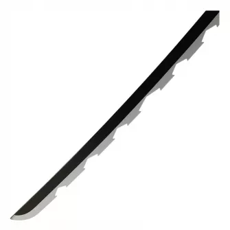 Merchandise razno - Demon Slayer - Wood Sword Replica - Dual Serrated Nichirin Katanas (Inosuke Hashibira)