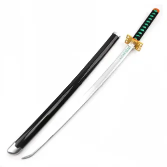 Merchandise razno - Demon Slayer - Wood Sword Replica - Standard Nichirin Katana Green (Muichiro Tokito)