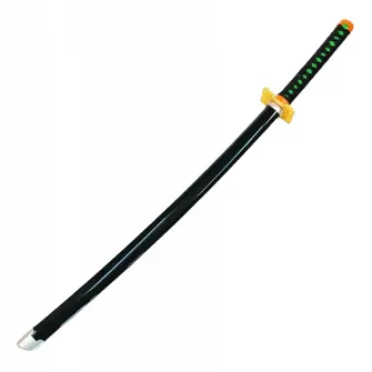 Merchandise razno - Demon Slayer - Wood Sword Replica - Standard Nichirin Katana Green (Muichiro Tokito)