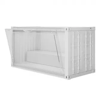 Kutije za figure - Container Display Box With Light (White)