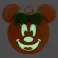 Disney Glow Face Minnie Pumpkin Minnie Mini Backpack