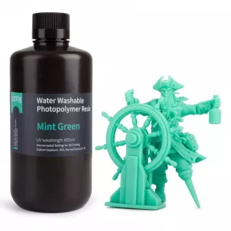 Dodatna oprema za 3D štampače - Water Washable Resin 1kg - Mint green
