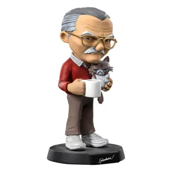 Akcione figure - Stan Lee Mini Co. PVC Figure Stan Lee with Grumpy Cat (14 cm)