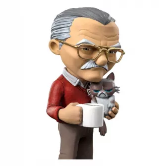Akcione figure - Stan Lee Mini Co. PVC Figure Stan Lee with Grumpy Cat (14 cm)
