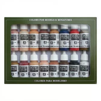 Warhammer boje - Model Color Set: Face & Skin Tones (16)