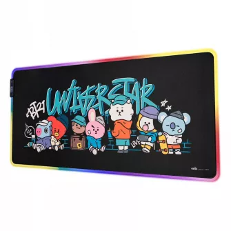Podloge za miševe - Podloga za miš BT21 XXL Led