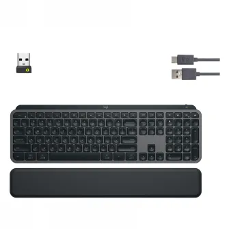 Kancelarijske tastature - MX Keys S Plus Advanced Wireless Illuminated Keyboard - Graphite - US (Qwerty)