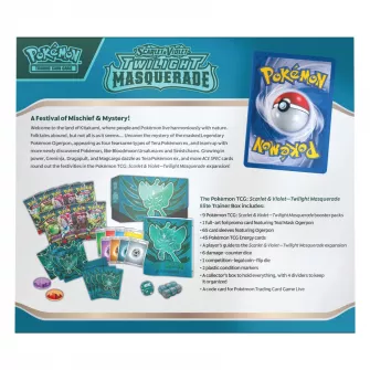 Kolekcionarske kartice - Pokemon TCG: SV6 Twilight Masquerade Elite Trainer Box