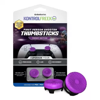 Ostala oprema za konzole i gejmpede - KontrolFreek Thumb Grip - FPS Frenzy Purple Playstation 5